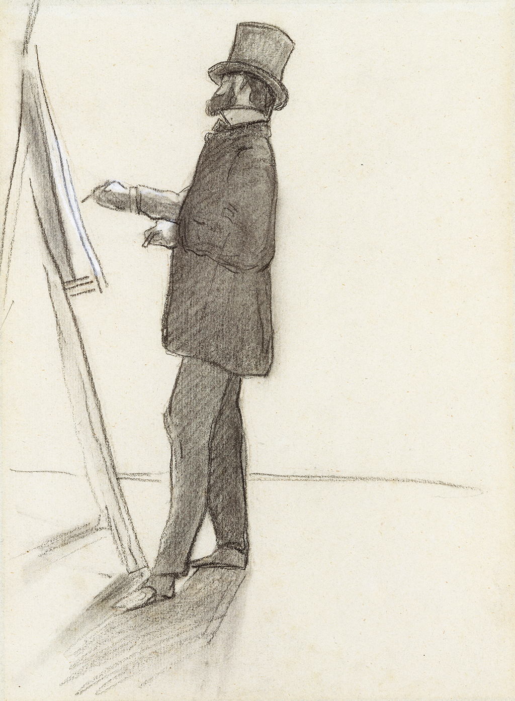 Frederic Bazille Drawings (Manet and his Easel)